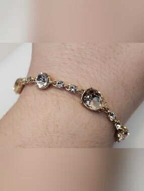 NWT Givenchy Pink Crystal Flex Bracelet